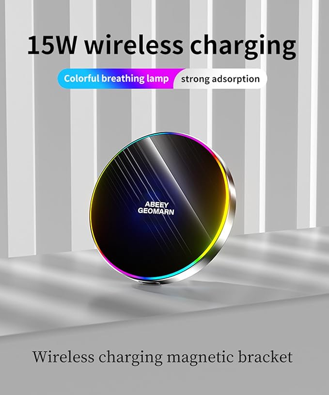 Car Phone Holder for Kia Sportage 2023 2024 2025 Accessories Apply to 12.3 Inch Touchscreen 15W Fast Wireless Charger Screen Fixed Clip HandsFree Cell Phone Mount 360° Rotation