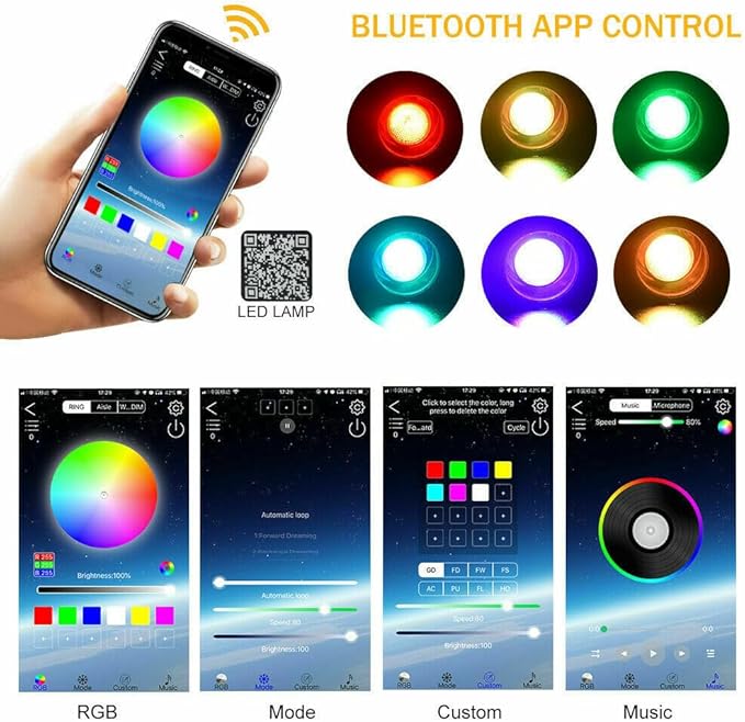 Twinkle Headliner Star Light, 16W 1200Pcs*1200pcs*0.03in*118in Ceiling Fiber Optic Lights APP/Remote Control Sound Activated Mode RGBW for Car Home Star Ceiling Decoration