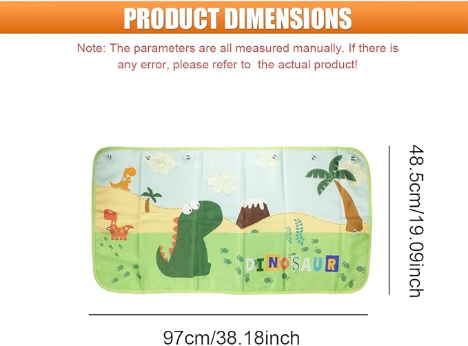 Car Rear Window Sunshade for Baby, Glare & UV Protection Rear Windows Sun Shade Covers with Suction Cups, Universal Sun Blocker Cooling Accessory for Vehicle Privacy Protection (Dinosaur)