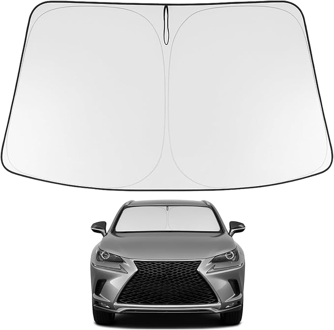 Proadsy 2026 Upgrade Windshield Sun Shade Custom Fit 2015-2021 NX Foldable Front Sunshade Protector Sun Visor Blocks UV Rays Keep Car Cooler