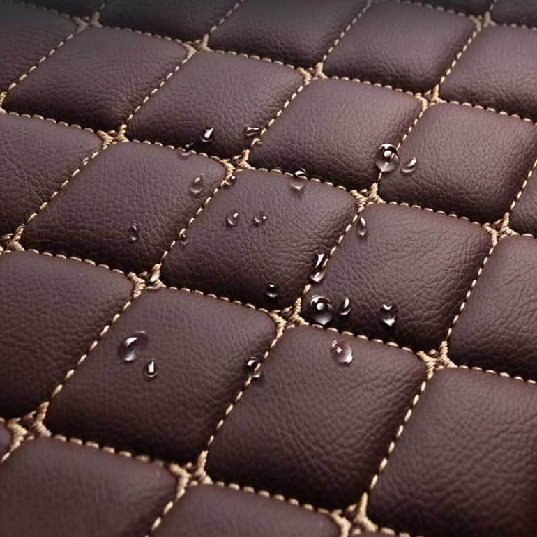 Customized Personalized car Floor mats, All-Weather Luxury car Floor mats, Waterproof and Anti Slip Leather car Floor mat Lining, 95% Customized car, Truck, and SUV Floor mats (Edge Green bar)