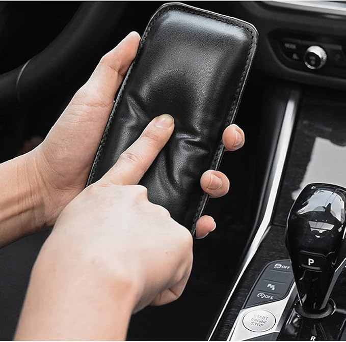 4 Pack Auto Center Console Elbow Leg Knee Pad, Leather Armrest Cover Cushion for SUV/Truck/Car, Universal Interior Accessories