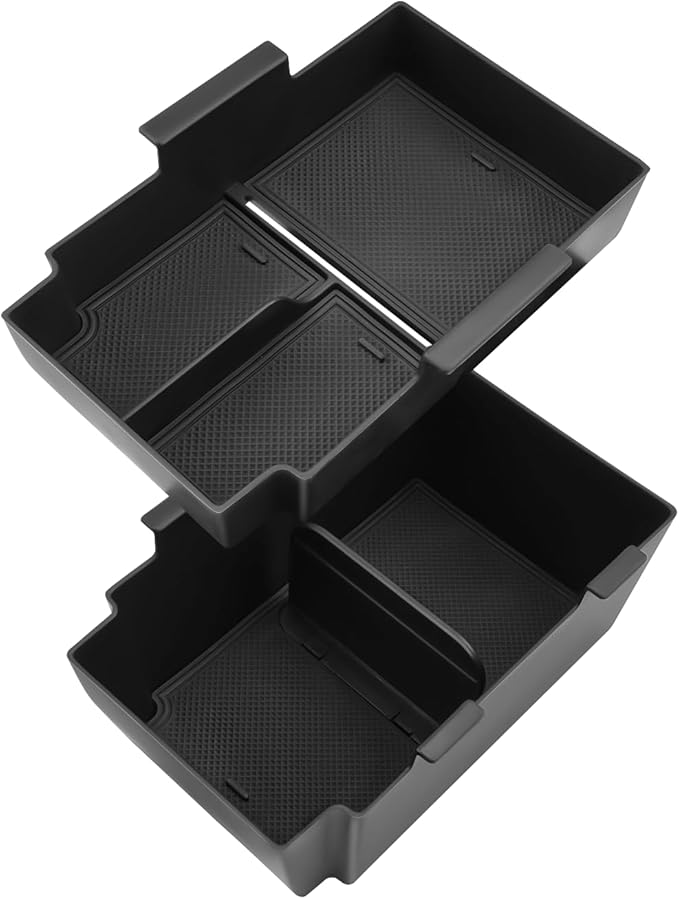 BIBIBO 2Packs for 2024 2025 2026 Crosstrek Center Console Organizer 2024-2026 Crosstrek/Impreza Console Tray 2026-2024 Crosstrek/Impreza Console Insert Tray