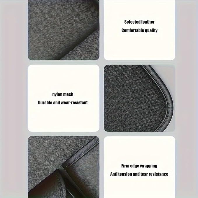 Car Backseat Organizer with Foldable Table Tray - Universal Auto Seat Back Organizer with Tablet Holder, Kick Mats Protector, Storage Pockets for SUV Sedan
