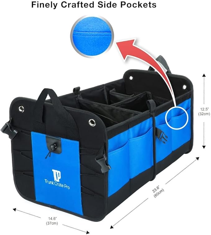TRUNKCRATEPRO Save 15 per cent off Bundle 2 trunk organizer (red, blue)