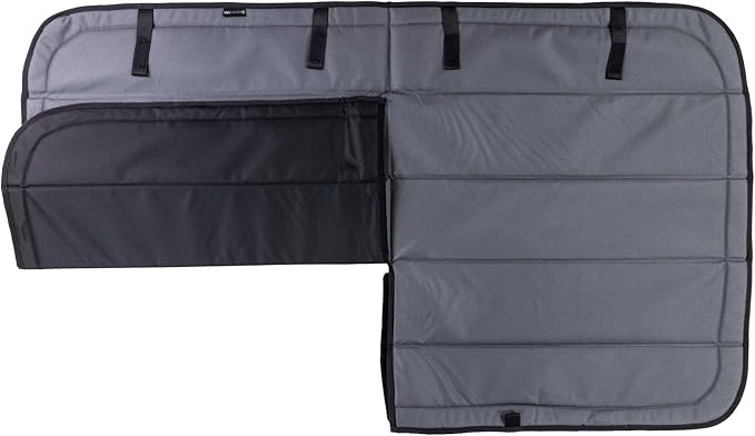 VanEssential Insulated Magnetic Blackout Window Cover Designed for Mercedes-Benz NCV3 & VS30 Middle Window 170 Length Van (Left Hand Side for Van Years 2007 to Current Model) - Charcoal Gray