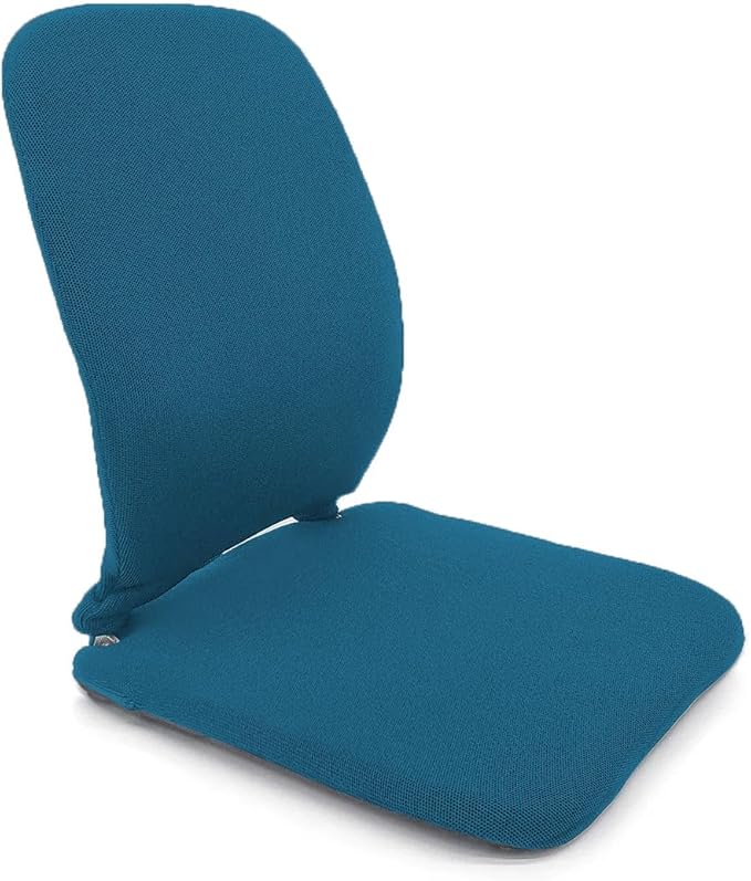 McCarty’s SacroEase MSE1-TURQUOISE - Black Lumbar Back Support Car Seat Cushion with Turquoise Colored Cover – Premium Sacro Lower Back Lumbar Support for Car Seat use– 16 in. x 15 in. x 19 in. in.