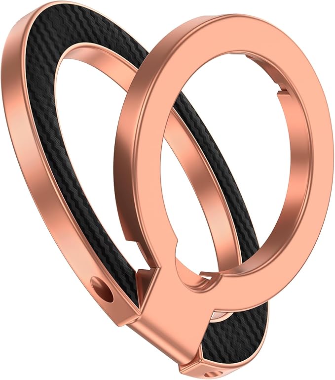 Magnetic Phone Ring Grip for MagSafe, Dual-Sided Magnetic Phone Ring Holder Mag Safe Grip Stand with Kickstand for iPhone 17e 17 16 15 14 13 Pro Max Plus Samsung Galaxy S26 Ultra S25 FE S25 S24 Ultra