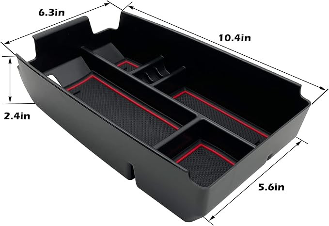 JOJOMARK Compatible with Ford Escape 2020 2021 2022 2023 2024 2025, Bronco Sport 2021-2023 2024 2025 Accessories Center Console Tray Organizer, Armrest Secondary Storage Box
