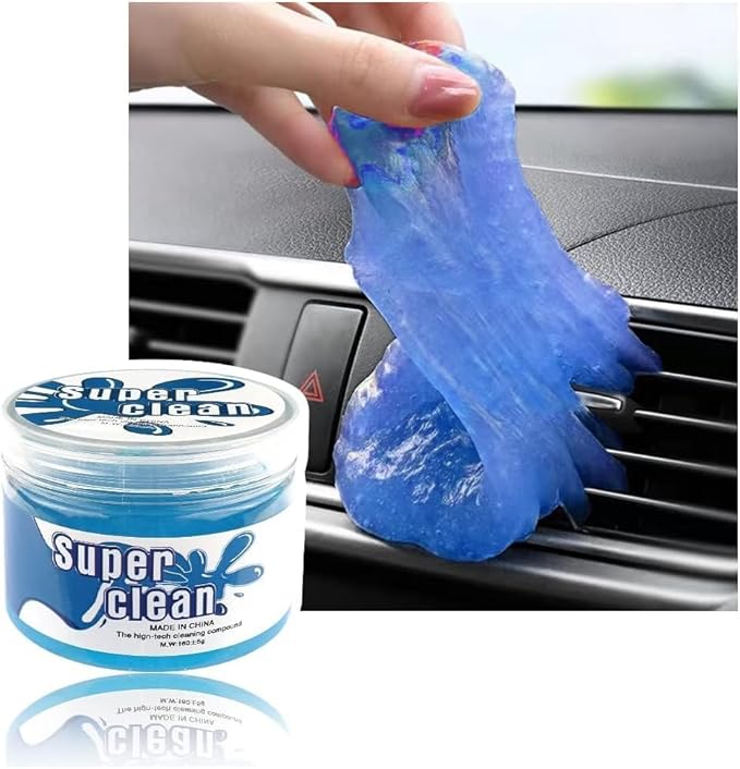 A.D. International Universal Cleaning Gel for Car Automotive Dust Car Crevice Cleaner Cleaning Mud Dust for Cars and Keyboard Cleaner Gel Clean Slime Reusable Car Vent Cleaner