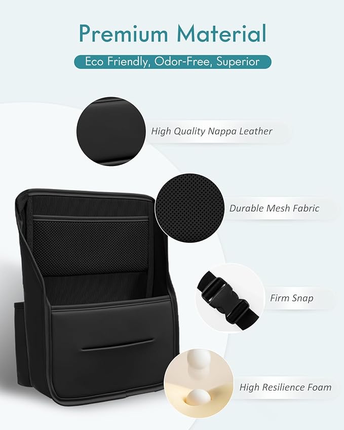 FLORICH Car Organizer Storage Between Seats, Leather Seat Organizer Purse Holder Between Seats, Automotive Consoles & Organizers Storage Car Organizer