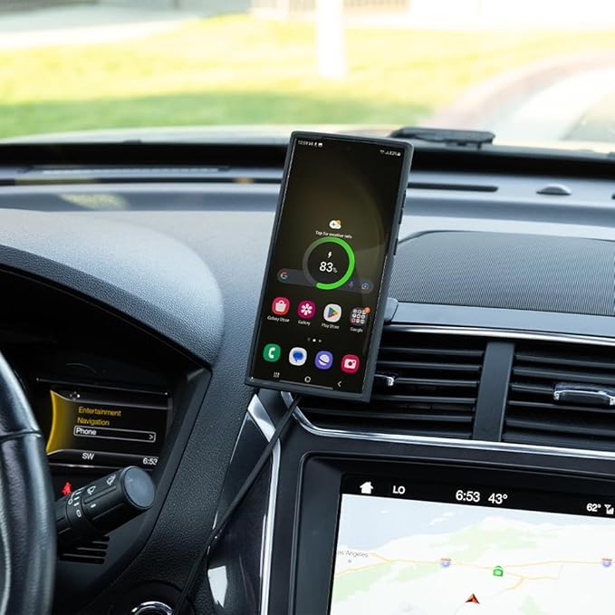 Quad Lock Adhesive Dashboard/Console Car Phone Holder Kit with MAG Wireless Charging Head V2 and MAG Phone Case for iPhone 17 Air