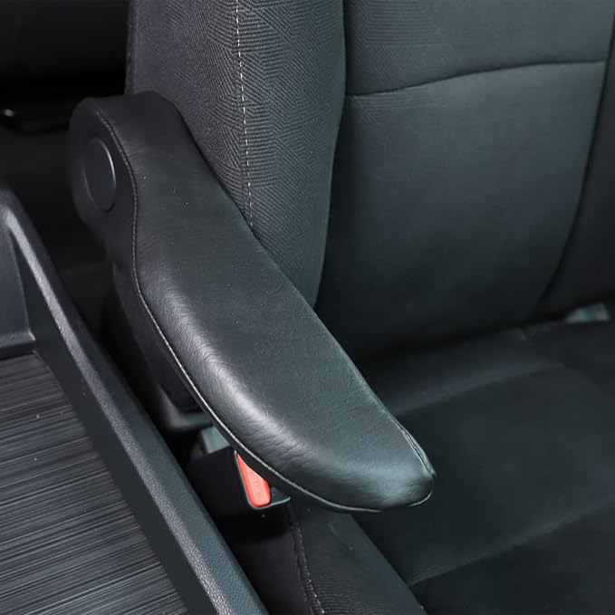 Center Console Armrest Protector Cover for Honda Pilot 2016-2022/ Ridgeline 2017-2023/ Passport 2019-2023 Accessories Waterproof Center Console Armrest Seat Box Cover Cushion Lid Pad (Leather)