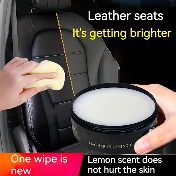 Leather Maintenance Cream for Cars, Leather Repair Kit Car Interior, Interior Leather Cleaning Cream, Car Leather Conditioner Oil Paste (1Pcs)