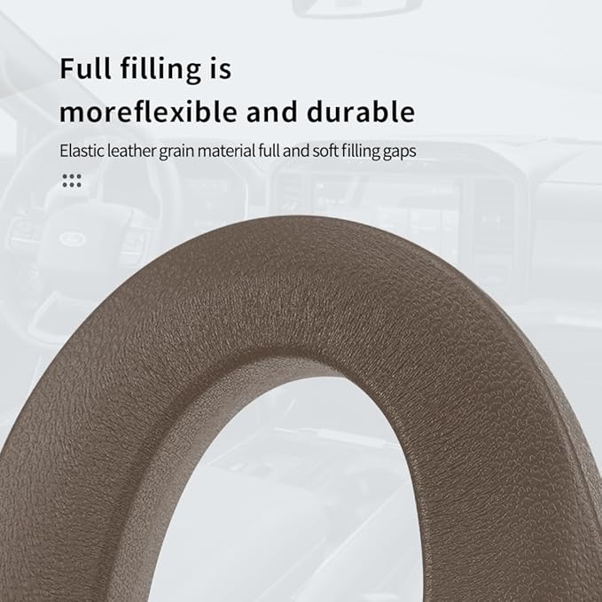 KIFIDAN 2PCS Car Seat Gap Filler,Flexible in between Car Seat Catcher for Tightly Filling Seats Gaps,Universal Cars Console Catcher Interior Cars Accessories for Women & Men (Brown)