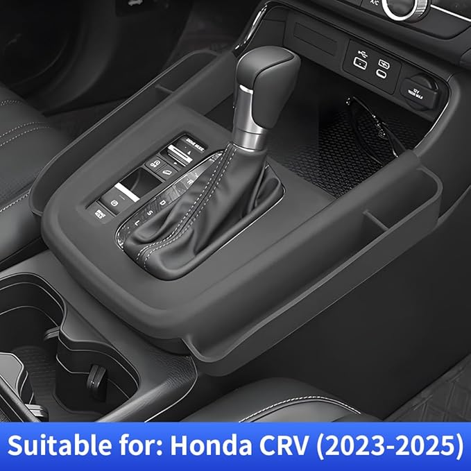 Car Center Console Organizer for Honda CRV 2023 2024 2025 2026 and Honda CR-V Hybrid 2023-2026 Auto Interior Accessories Central Control Storage Panel Decoration Protection Cover Seat Tray