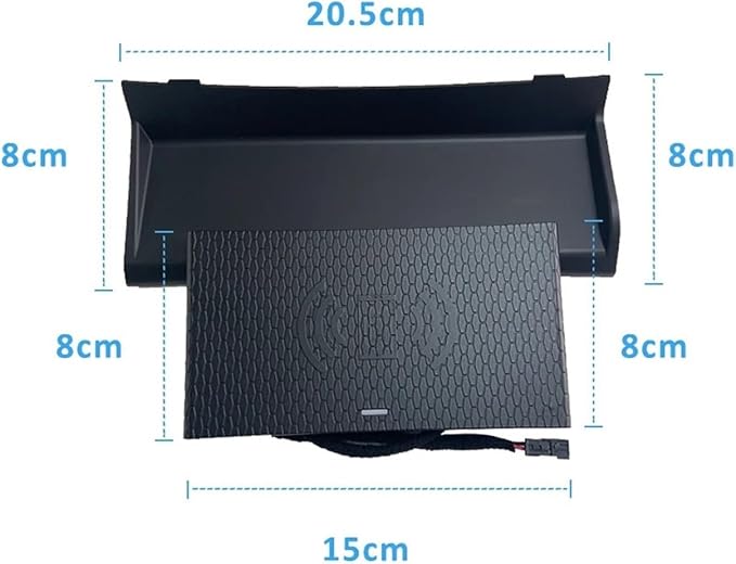 Phone Holder Wireless Charging Pad Fit for Jaguar F Pace XE XF X260 XFL Charger Fast Charge Adapter Mobile Holder Car Accessories Interior Practical(Color:No Lighter)