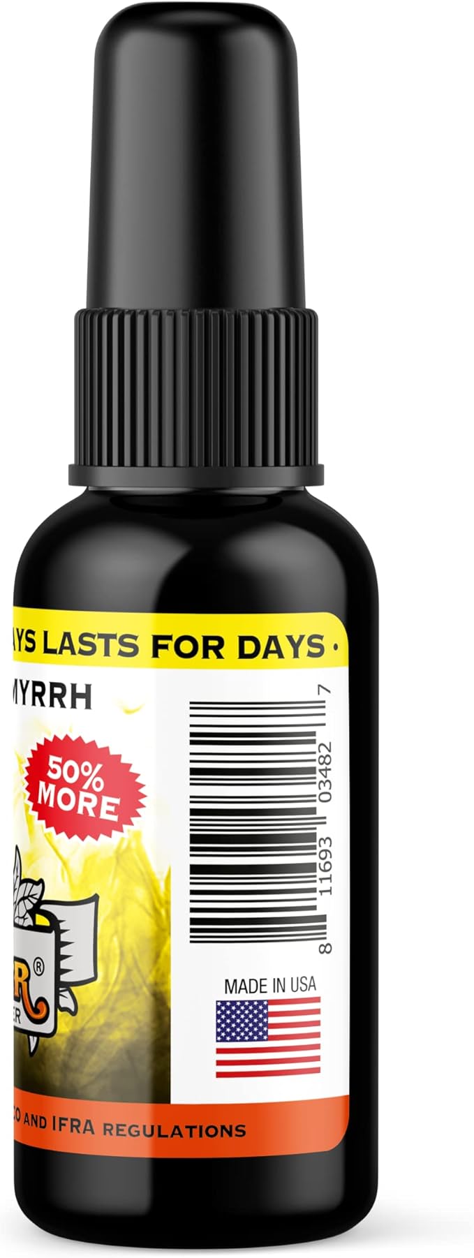 BluntPower (Frankincense and Myrrh, 3 Pack) Concentrated Air Freshener - Premium Oil Based Air Freshener Spray For Home and Car - Long-Lasting Bathroom Spray, Car Freshener, & Odor Eliminator Spray