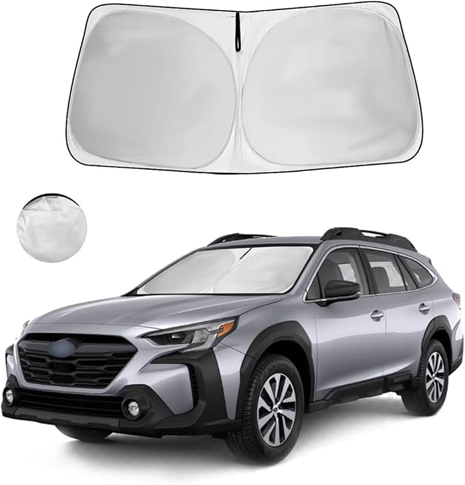 Windshield Sun Shade Custom Fit 2025-2020 Subaru Outback, Window Sunshade for Outback (Base, Premium, Limited, Touring) Accessories, Sun Visor UV Protector Heat Shield Cover, Keep Car Cool