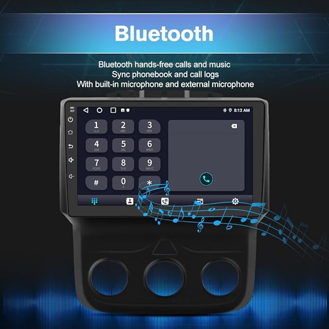 Car Radio Stereo for Dodge Ram 2013-2018 1500 2500 3500 with Wireless Apple Carplay Android Auto 9 inch Head Unit 4G RAM 64G ROM with DSP BT GPS FM WiFi (Only fit Manual AC)