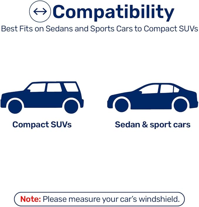 GENANY Fishing Flag Windshield Sun Shade for Car SUV Truck (55x30 Inches), Sun Shade Windshield, Shades for Windows, Protector Blocks UV, Car Decor