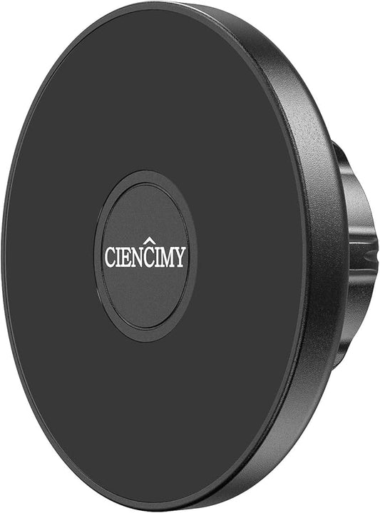 Car Mount Base Designed for MagSafe iPhone 16 15 14 13 12 Series, Only for Diameter 17mm/0.67 inch Universal Joint Ball of Phone Holder, with 2pcs Metal Plate Fit for All Phones