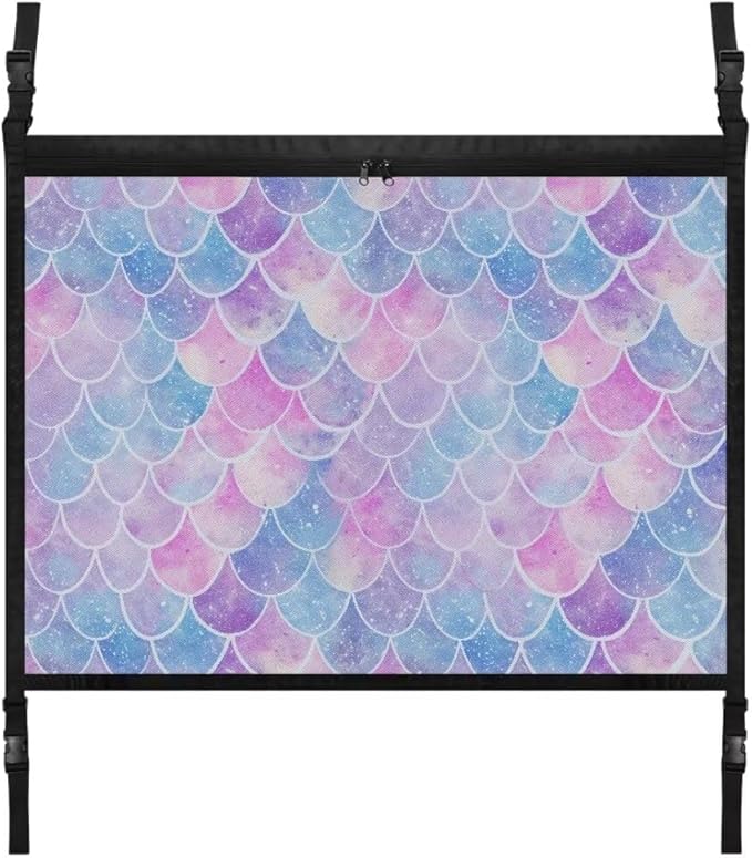 Blue-Purple Scales Car Roof Storage Bag Car Roof Seat Organizer All Car Storage Organizers Inner Car Accessories Compatible with Most Vehicles