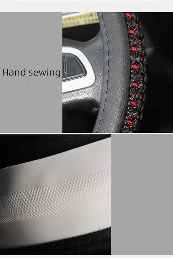 15”16”17“18“19”20 Inch Ice Silk Ventilation Multi-Style Comfy Grip Steering Wheel Cover for Truck, Bus, Big Rig Trucker,SUV， Anti-Slip Design 15-20 Inch (Gray, 18 inch)