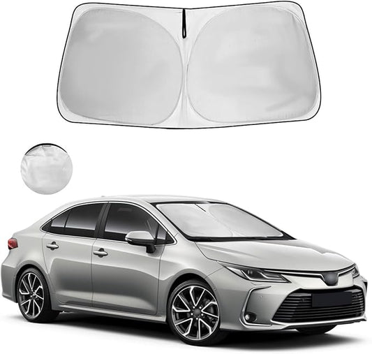 Windshield Sun Shade Window Sunshade Custom Fit Toyota Corolla Accessories 2026 2025 2024 2023 2022 2021 2020 (Not for Corolla Cross) Car Sun Visor UV Protector for Corolla Shield Cover Keep Cool
