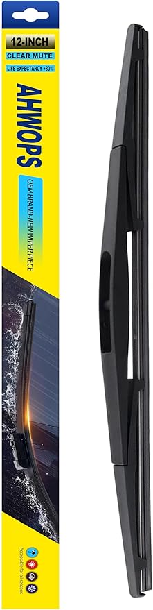 12" Rear Wiper Blades Replacement for Nissan Murano 2009-2024, Subaru Crosstrek 2013-2023, Subaru Impreza 2012-2023, Toyota Corolla 2019-2023 -Back Windshield Wipers (Pack of 1)