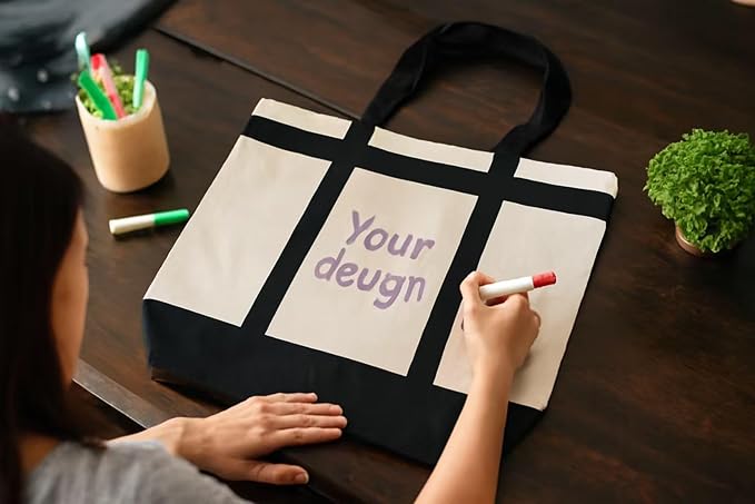 mosago Insulated Cooler Tote Bags, DIY Your Creative Designs, The Tote Transforms from Grocery Runs to Weekend Adventures, Large Leak Proof Food Delivery Bag Frozen/Thermal Foods, Collapsible