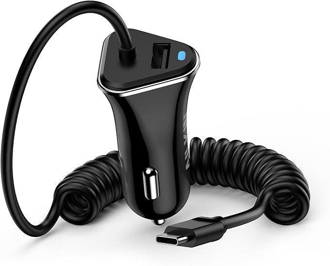 Car Charger USB C for Samsung Galaxy, USB Cigarette Lighter Adapter for iPhone 17e 17 16e 16 Pro Max 15 Plus, Vehicle Auto Cargador Type C Car Charger USBC Galaxy S26 S25 S24 Ultra A17 A16 A15 Z Fold7