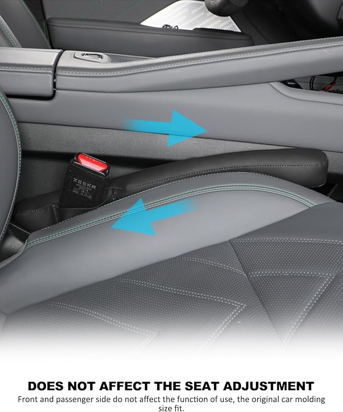 Car Seat Gap Filler Universal for Car SUV Truck Fit Organizer Fill The Gap Between Seat and Console Stop Things from Dropping 2Pcs