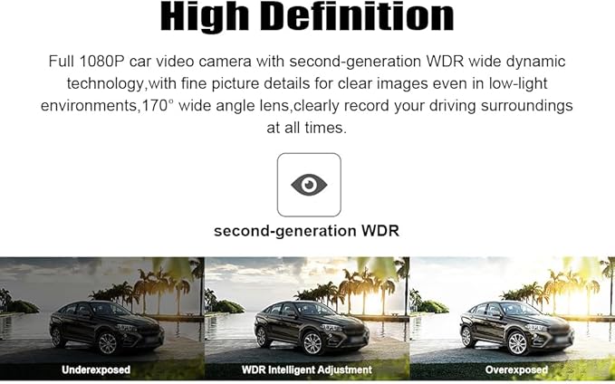 Dash Cam for Cars 1080P 170° Wide Angle 2-in-1 Dashboard Camera and Aromatherapy Diffusers, WDR Dash Cam Car Camera with Night Vision