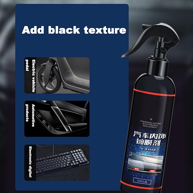 Car Trim Restorer | 300ml Interior Cleaner - Car Interior Coating Agent,for Vehicle Automotive SUV RV Dashboard Door Panel Center Console Bumper