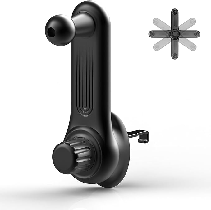 Car Vent Clip for Car Mount [Never Blocking] Universal Car Phone Holder Mount Vent Clip Replacement, 17mm Ball Joint Air Vent Clip for Car Fits Most Car Phone Holder and Wireless Car Charger