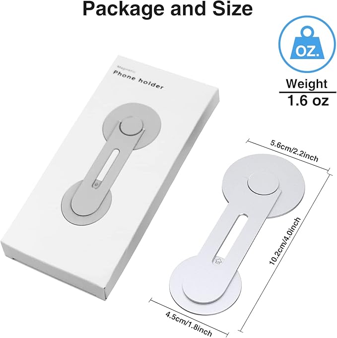 Continuity Magnetic Laptop Phone Holder - Continuity Camera Adapter Compatible with MagSafe for iOS 16 & macOS Ventura, Slim Laptop Phone Mount Computer Expansion Bracket for Smartphone