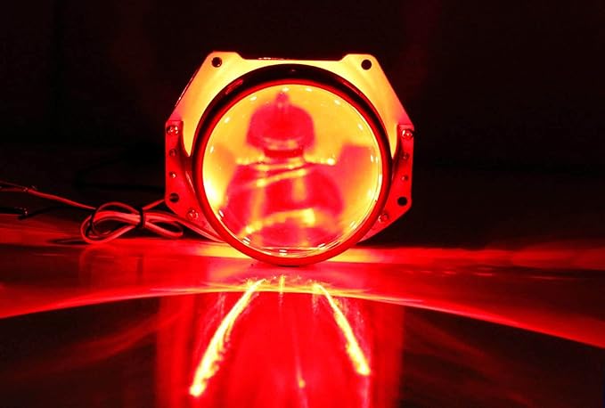 iJDMTOY Brilliant Red 15-SMD LED Accent Ambient Lighting Kit Compatible with Car Motorcycle Projector Lens Demon Eye Retrofit