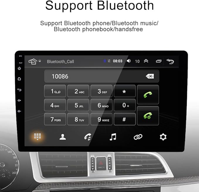 for Honda Fit Jazz Radio 2004-2007 Android 13 Car Stereo, 8” IPS Touch Screen GPS Navigation for Car Head Unit Built-in DSP Wireless/Wired Carplay Android Auto with Free Rear Camera (4GB RAM+64GB ROM)