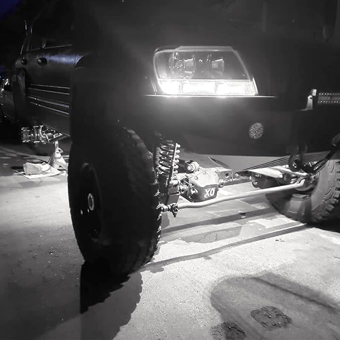 SUNPIE White Rock Lights, 16 Pods LED Rock Lights Underglow kit IP67 Waterproof Underglow Light kit for Trucks Car Jeep ATV UTV SUV Pickup Off Road RZR Under Body Glow Light Trail Lighting