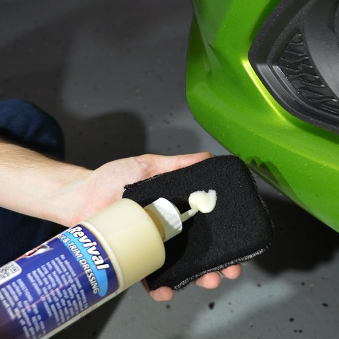 Detail King Revival - Bumper and Trim Restorer - Bumper Dressing - Car Vinyl Cleaner - Plastic Restorer for Cars - Gallon