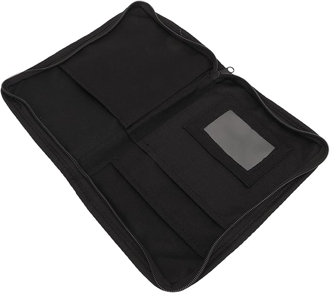 aqxreight Universal Car Glove Compartment Organizer with 6 Pockets, Zipped Outer Pocket, and Inner Slit Pocket for Easy Access to Documents and Cards, 600D Oxford Cloth