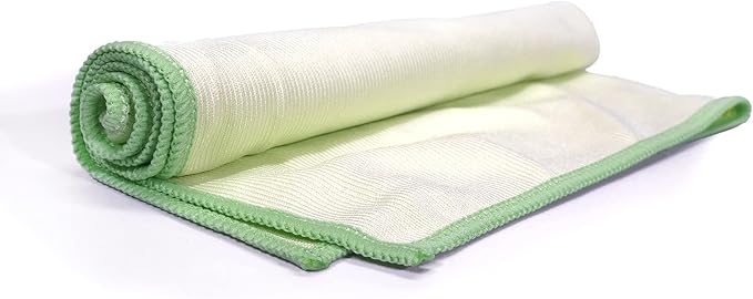 Maxshine 16” x 16” Universal Glass Cleaning Microfiber Towels, 5-Pack (300GSM) | Professional Streak-Free Towels | Lint-Free, High-Clarity Cloths for Car Windows, Mirrors & Glass Surfaces