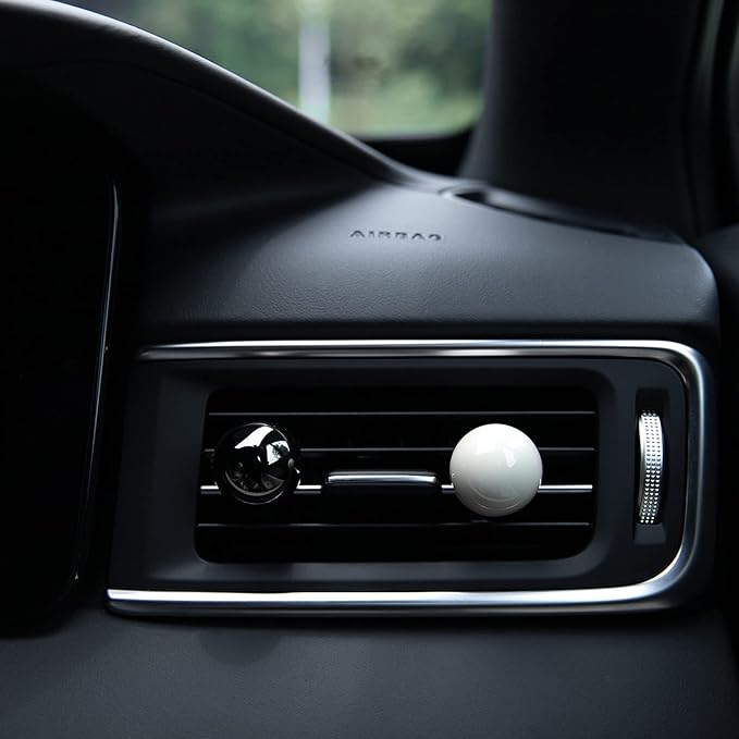 DAILY LAB Aroma Planet Car Perfume Air Freshener - Vent Clip, 3 Scents, 6 Refills, Luxe-in Car Accessories, 45-Day Long-Lasting Scents
