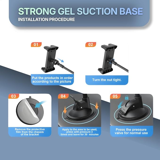 Wireless Car Charger Mount, Auto-Clamping Phone Holder with Fast Charging – Wireless Cell Phone Charging Car Mount for iPhone & Android (Gooseneck Mount)