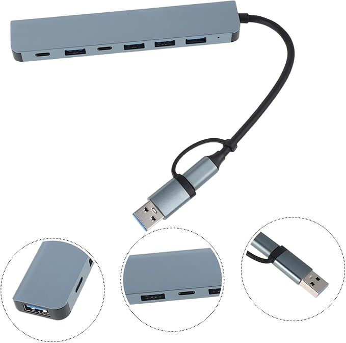 ARTIBETTER High- USB Hub for Laptop and Pc Compact Multi-Function Expansion Dock for Home Office and Travel Lightweight and Portable USB Expander Enhanced Connectivity Options