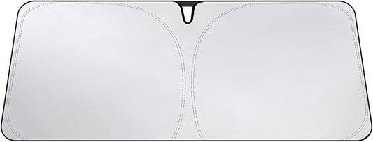 EcoNour Windshield Sunshade Compatible for Jeep Wrangler 1997-2015 2016 2017, Sun Visor for Front Windshield & Window Sun Shade Cover, UV Heat Blocker & Protector, Car Accessories