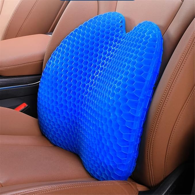Car Seat Office Chair Massage Back Lumbar Support Mesh Ventilate Cushion Pad Wear-Resistant Soft Comfortable