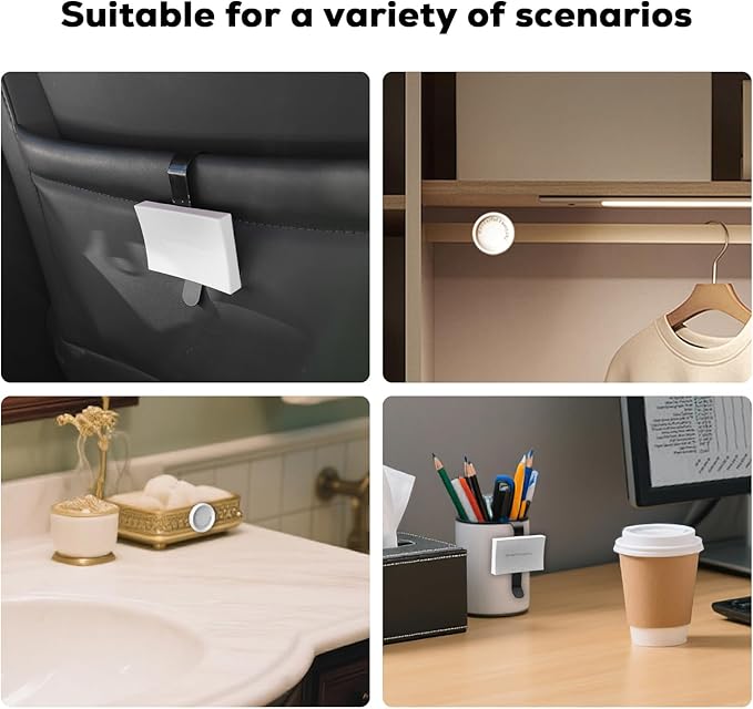 Car Air Freshener Small Plaster Diffuser New Smell Set Clean Ingredients Car Odor Eliminator Long Lasting Scent Auto Accessories with Metal Clip (Square, 2 PCS)