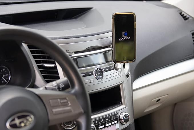 Course Motorsports Direct Fit Phone Mount - Subaru Outback/Legacy (2010-2014) Compatible with All Phones - Magsafe Compatible Magnetic